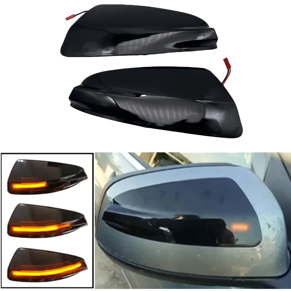 

LED Dynamic Scroll Turn Signal Light Rear Mirror Indicator For Mercedes Viano W639 2010/07-2014 Facelift W204 T-model S204