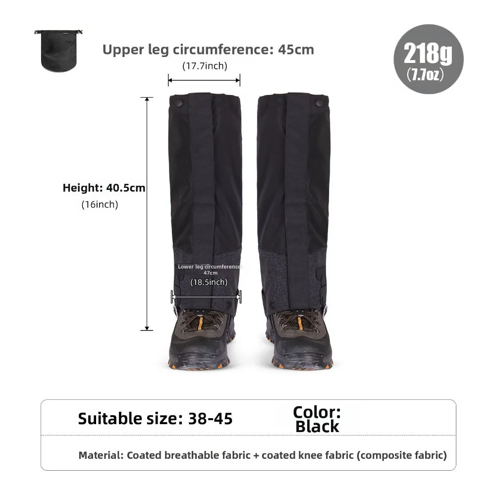 adjustable-waterproof-hiking-gaiters-lightweight-shoe-gaiters-with-windproof-composite-fabric-leg-gaiters-for-men-and-women