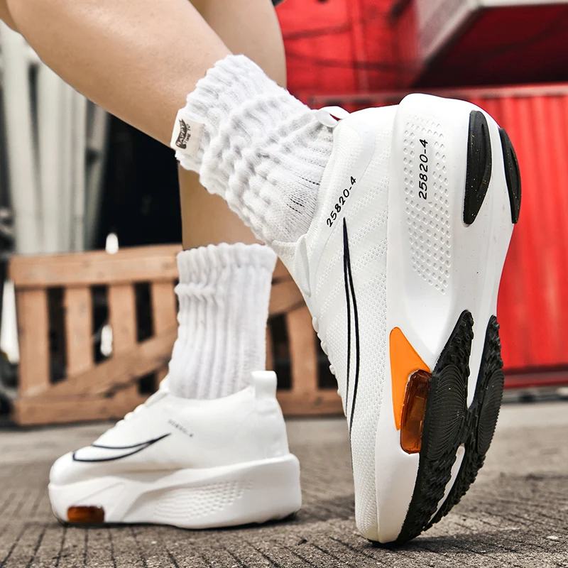 Air cushion Men Running Shoes Breathable marathon Sports Shoes Lightweight Sneakers Women's Comfortable Athletic Training shoes