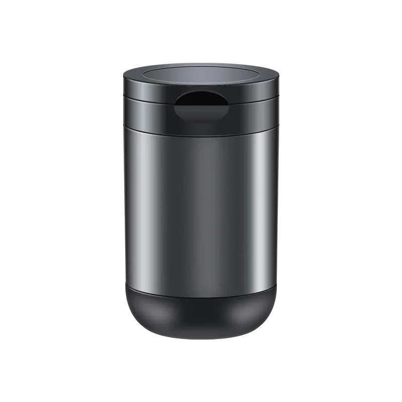 Car Ashtray Personalized Creative Metal MultiFunctional Covered and Lighted High-Temperature Resistant Cigarette Ashtray for Car