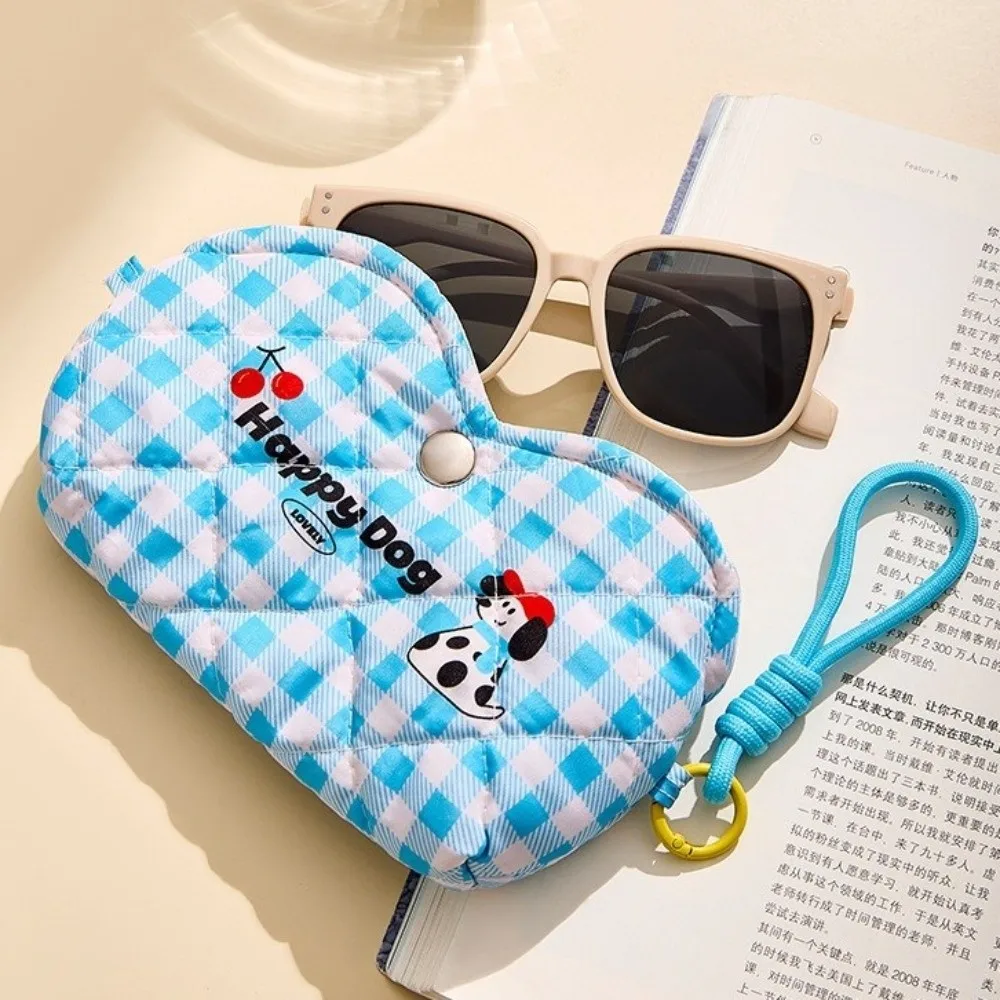 

Cotton Padded Soft Shell Eyeglass Case Pressure Resistant Lightweight Cartoon Eyeglasses Case Eyewear Pouch Korean Style