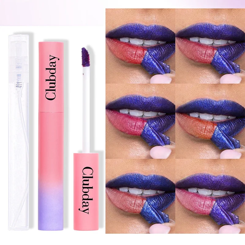 6 Color Tearable Matte Lip gloss Long Lasting Tattoo Non-stick cup Sexy Red Color Waterproof Formula Lips Makeup Cosmetic