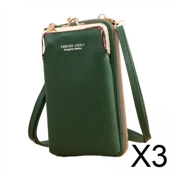 

Women Crossbody Cell Phone Bag PU Leather Small Purse Adjustable Strap for Casual Shopping and Gift