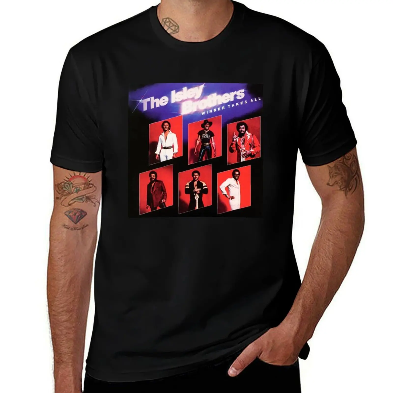 The Isley Brothers 5 T-Shirt t shirts for man slim fit black cotton t-shirt plain for man package T-Shirt