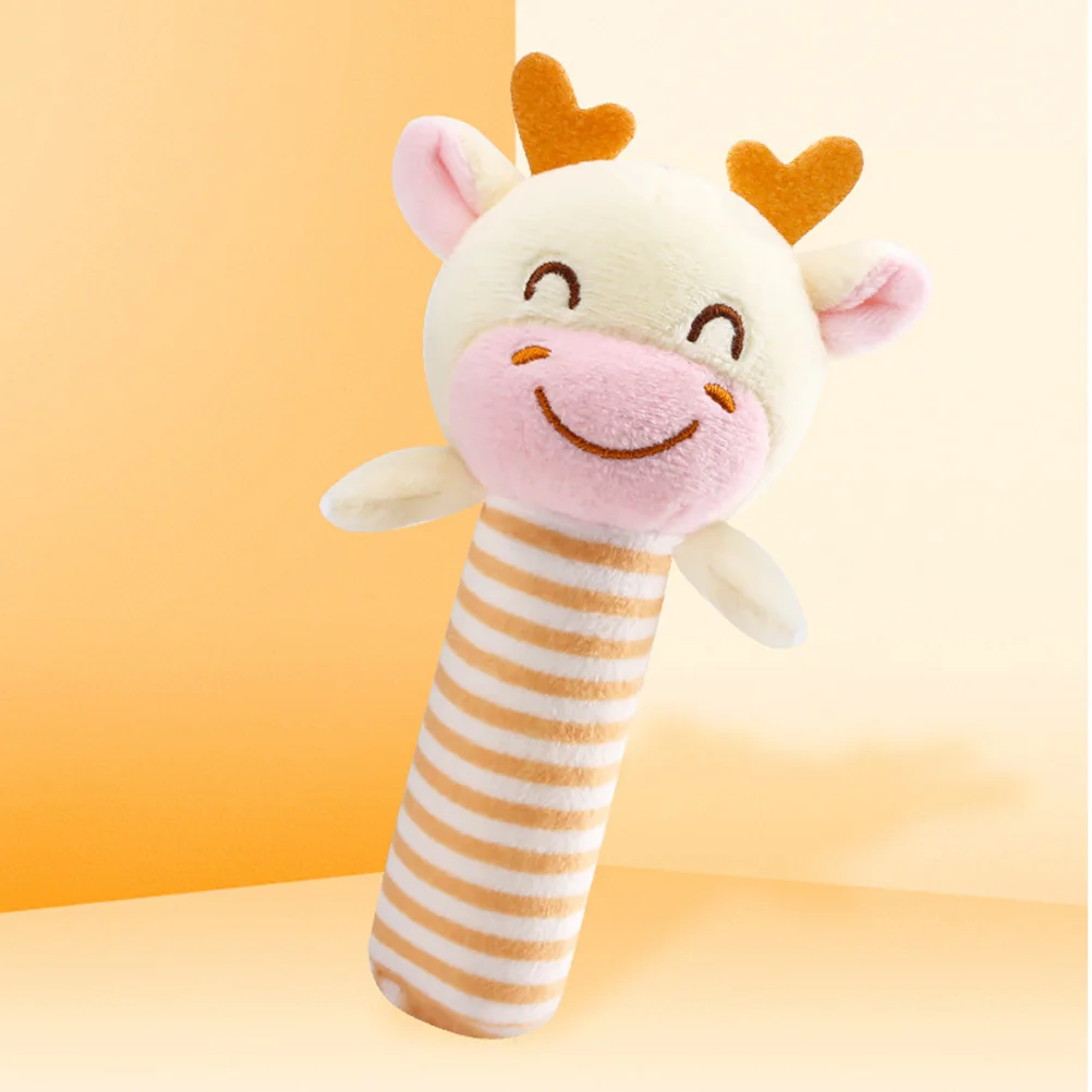 1 Stuks Babybed Bel Tafelbel Cartoon Dier Rustgevende Baby Sussen Grab Stick 0-3 Jaar Kleine Lichtgewicht educatief Bed