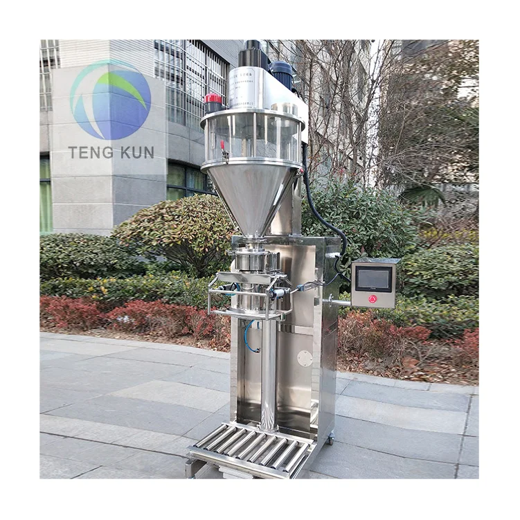 Semi Automatic Vertical Auger Powder Packaging  5G to 25KG Quantitative Powder Filling