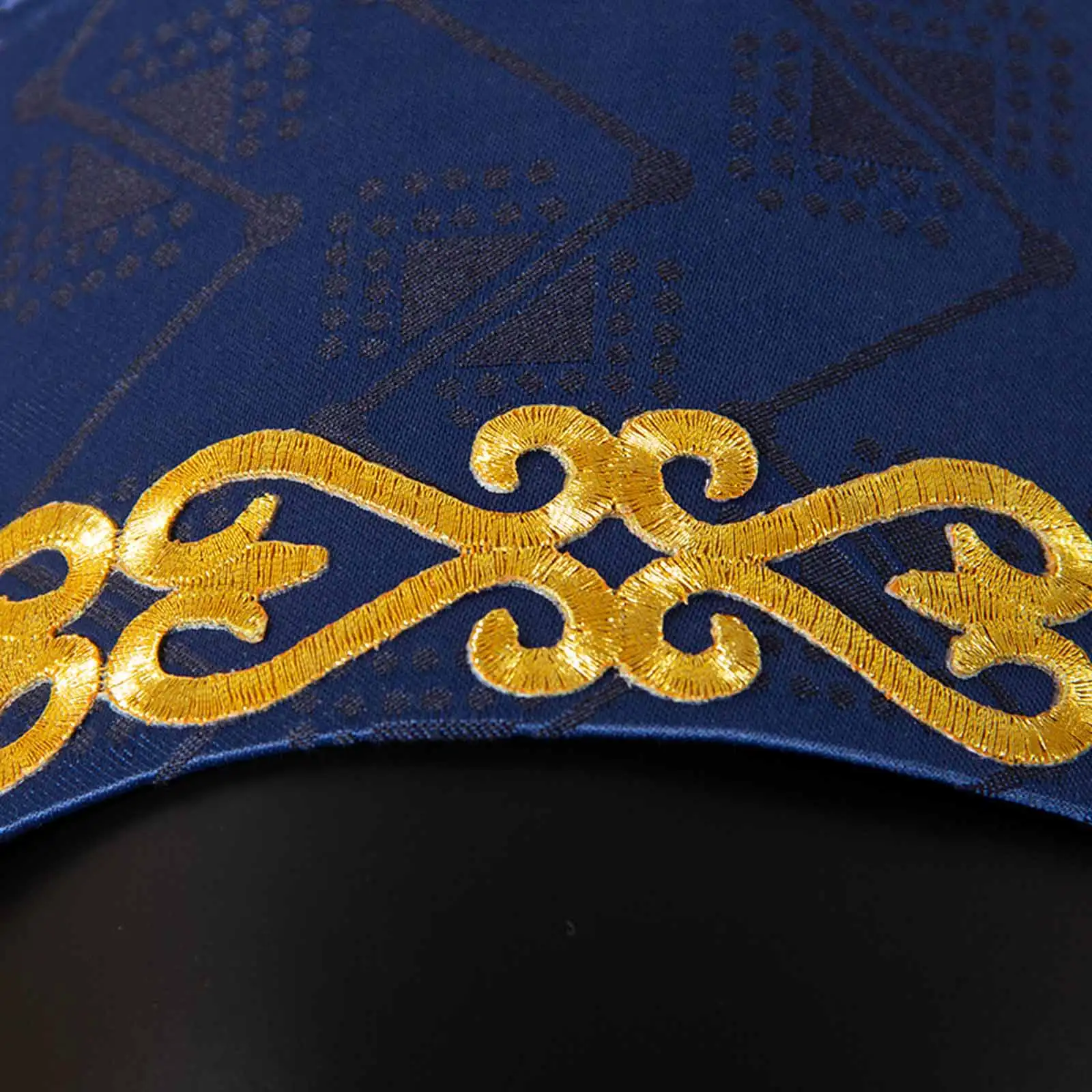 Men Prayer Hats Islamic African Muslim Kippah Arab Caps Men Arabia Cotton Gold Embroidery Wrap Muslim Islam Men Hat Headscarf