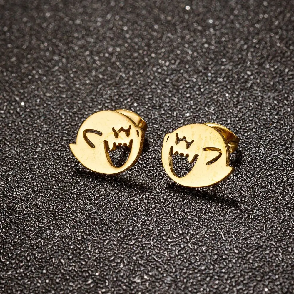 100% Stainless Steel Animal Earrings for Women Girls Fashion Lizard Dog Cat Earings Daily Jewelry Christmas Piercing Ear 2026