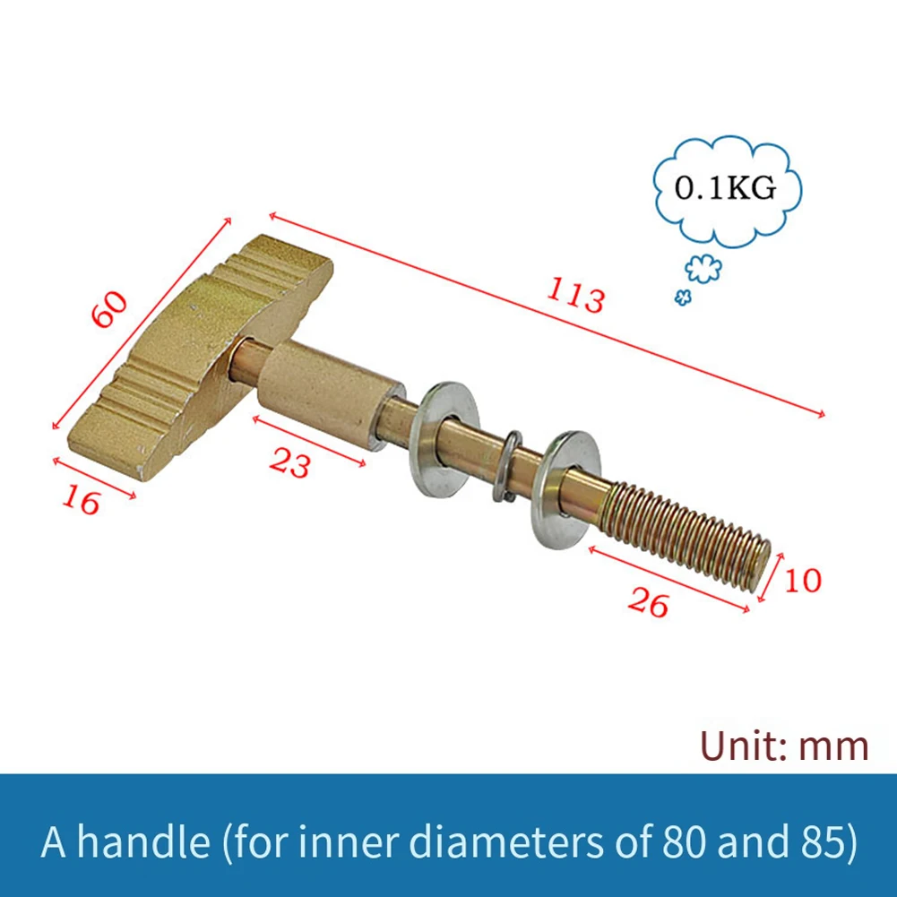 1pc CNC Adjustable Clamp Handle with Rust Resistant Screws for 65mm 80mm 85mm 100mm 105mm Engraving Machine Clamps