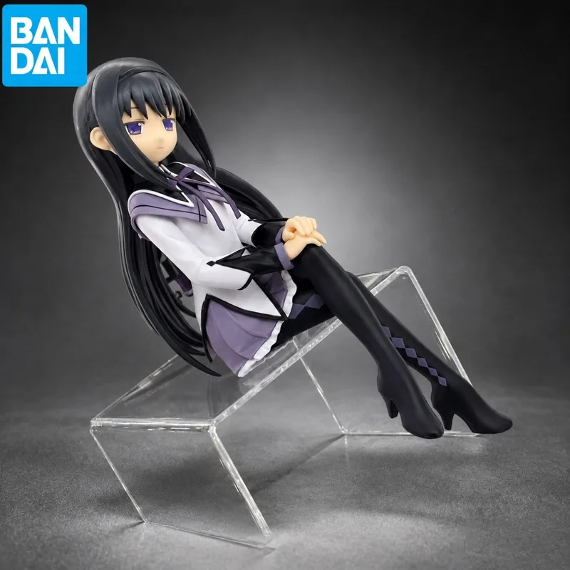 In Stock Bandai Original Puella Magi Madoka Magica  Akemi Homura Action Figure Model Doll Brand New Boxed Statue Ornaments view 4