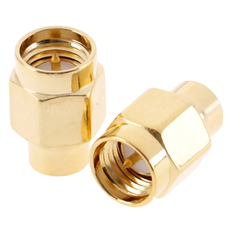 2pcs Load Termination SMAJ Plug 2W 6GHz 50 Ohm SMA Male RF Coaxial Termination Dummy Load Gold Plated Cap