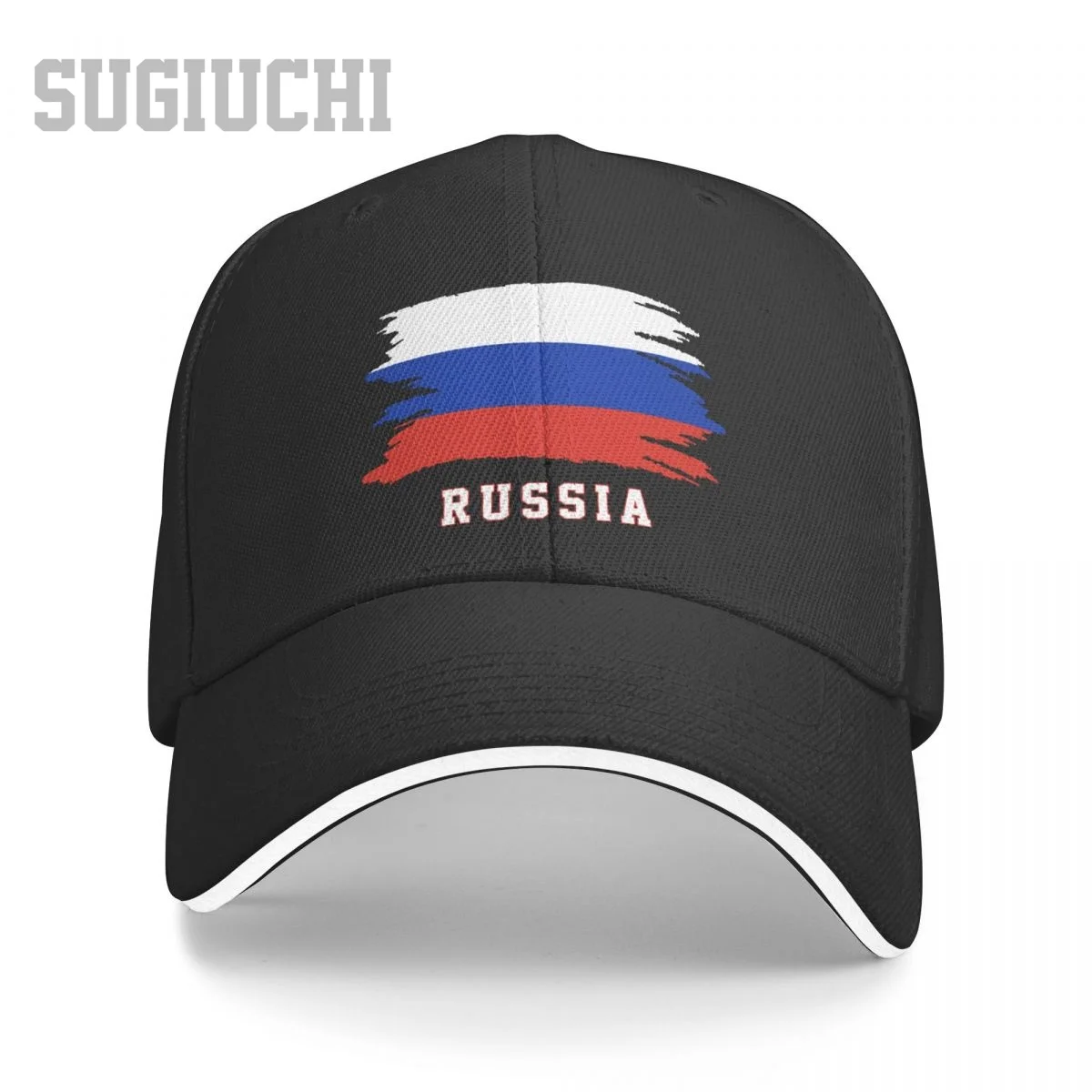 

Бейсболка унисекс в стиле сэндвич с российским флагом