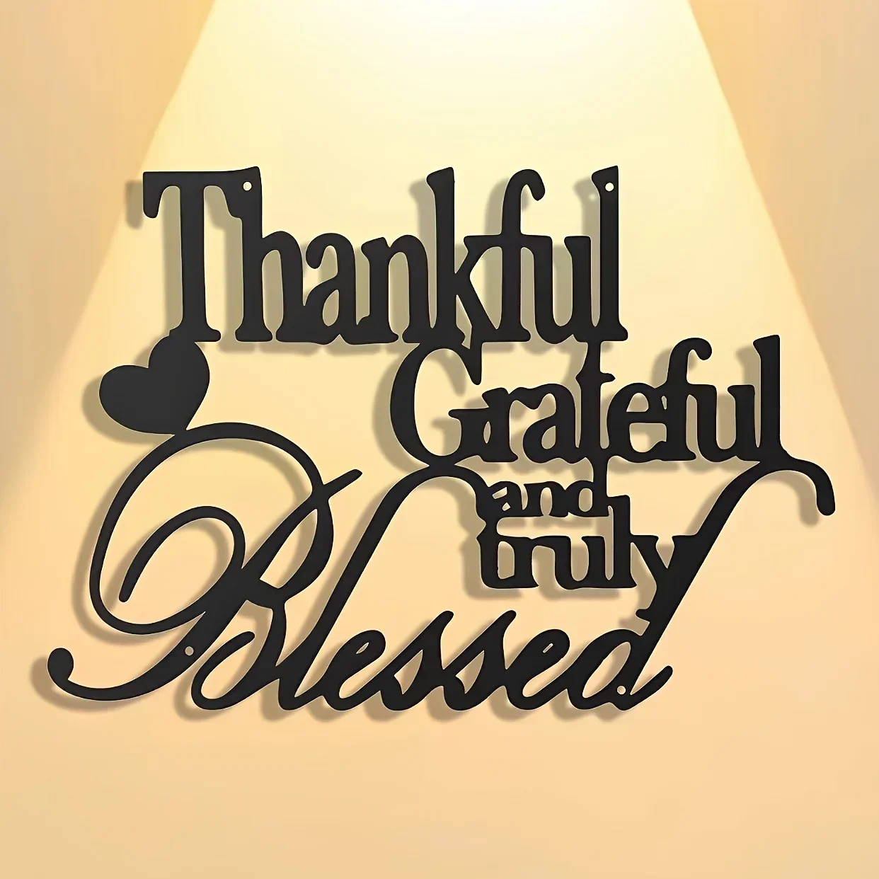 Thanksgiving & Christmas Metal Wall Art - Elegant 