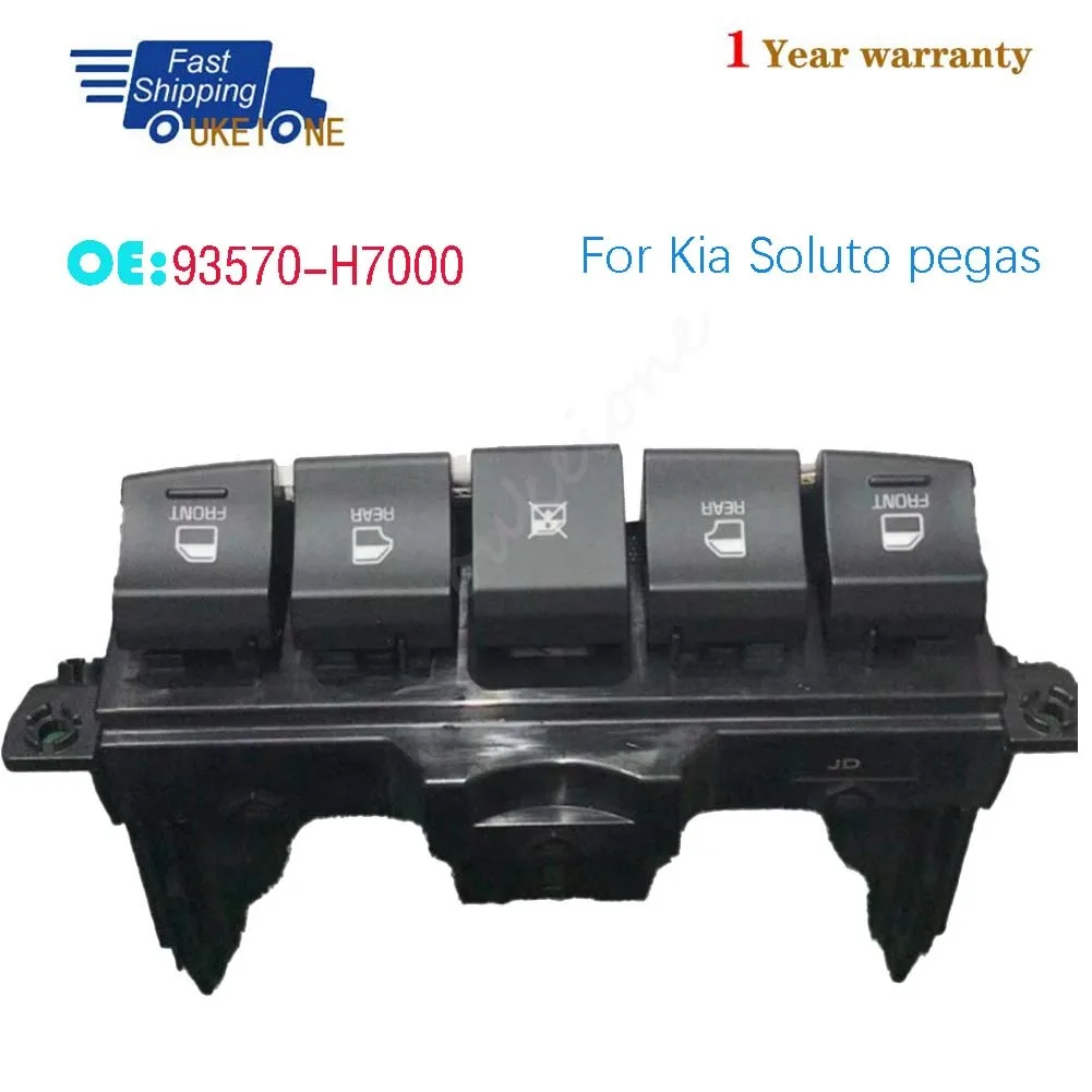 

93570-H7000 For Kia Soluto pegas Electric Master Power Window Control Switch Door Glass Lifter Button Car Accessories 93570H7000