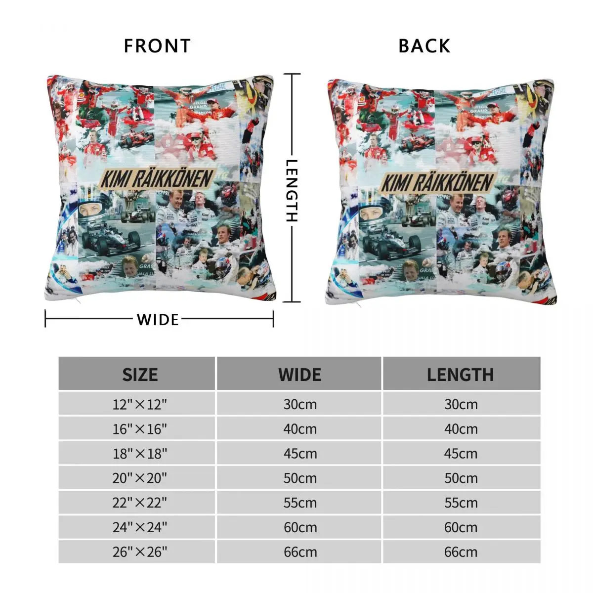 Kimi Raikkonen Career 2024 A Pillow Case