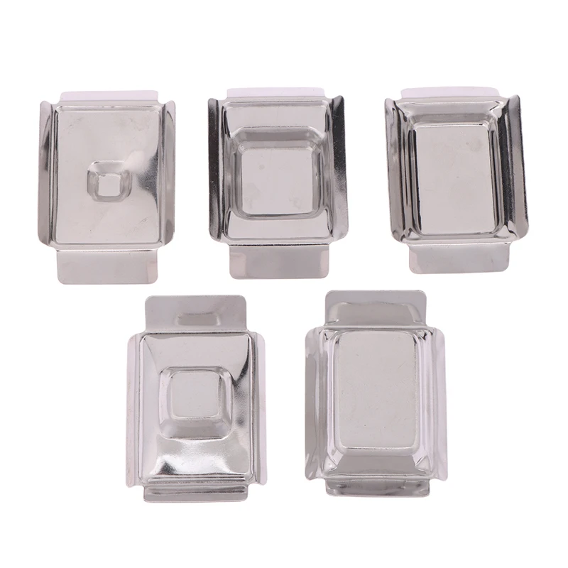 Cassettes d'encastrement et de traitement de tissus en acier inoxydable, moule à base moyenne, 37x24x7mm, 7x7x9mm, 24x24x9mm, 37x24x9mm