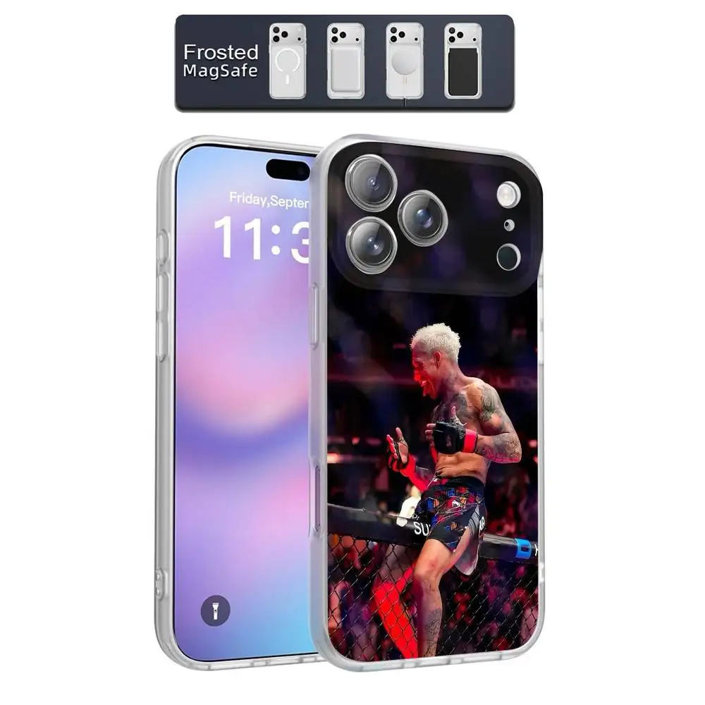 البرازيل البرازيلي C-Charles Oliveira جراب هاتف آيفون 17,16,15,14,13,12,11,Pro,Max,Plus,E,Air,Mini Magsafe متجمد #5