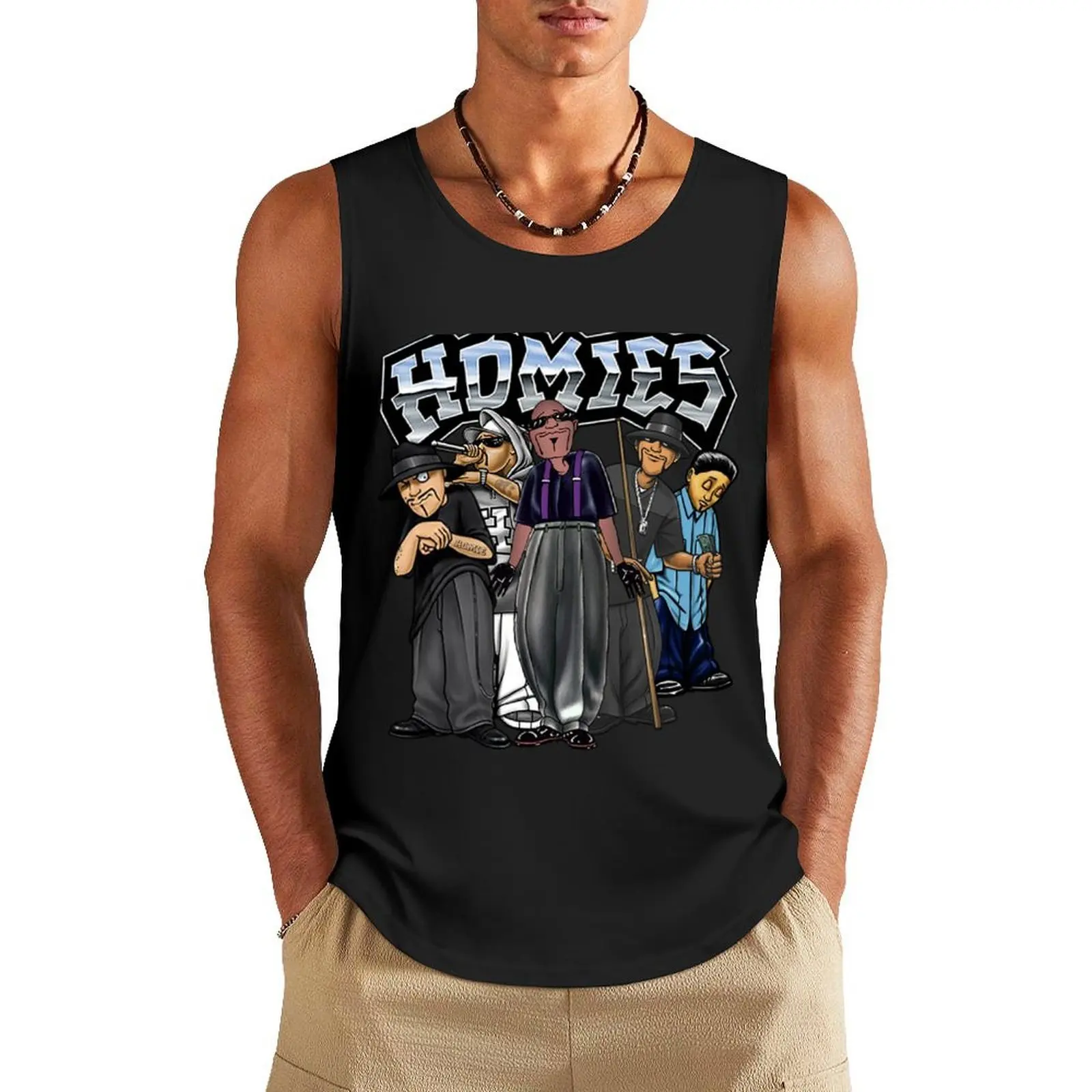 

Lil Homies Tank Top Men's tops Men's gym summer Men's sleeveless t-shirt