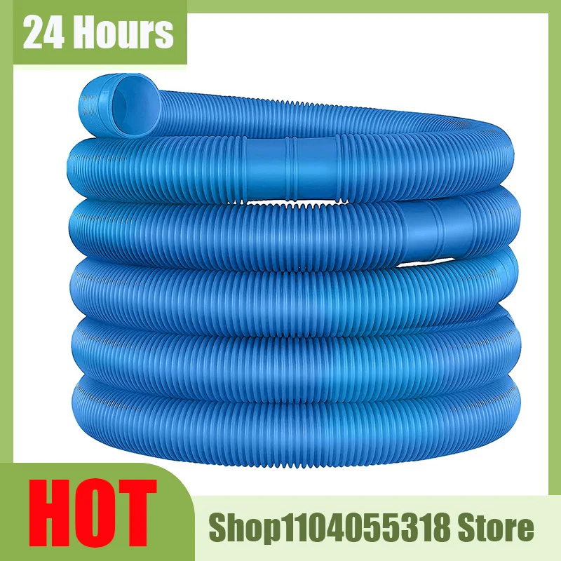 Manguera de piscina de 6x32mm, limpieza de agua subterránea para piscina, accesorios de repuesto, tubo de drenaje para aspiradora, tubo de drenaje azul
