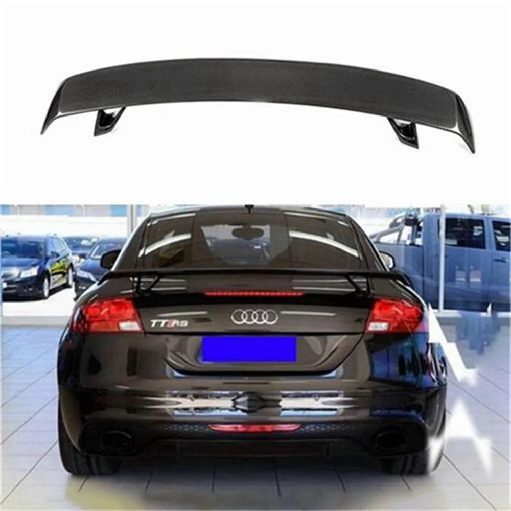 

Carbon Fiber / FRP Black Rear Trunk Spoiler Boot Lip Wing for Audi TT 8J TTS A5 A6 A7 All 2008 - 2011 Car styling