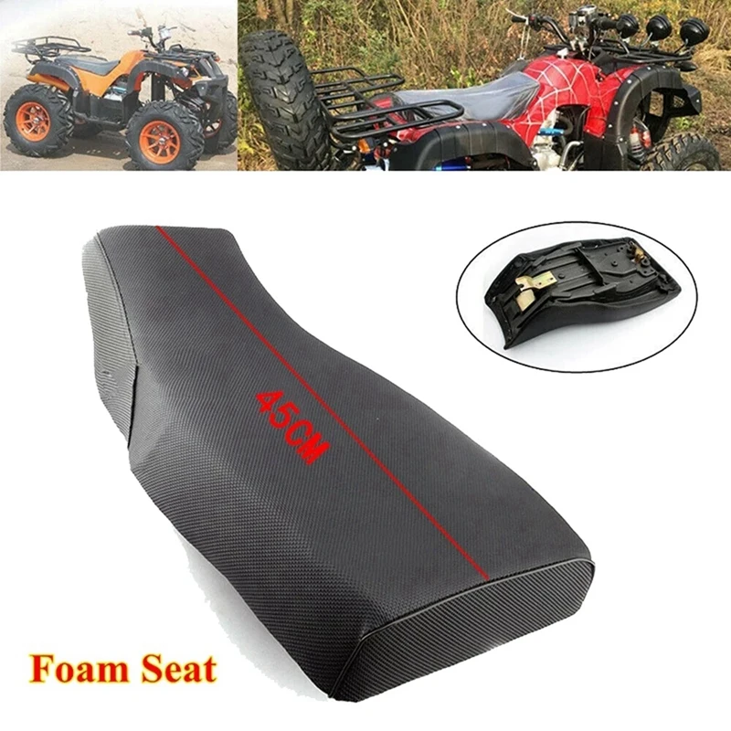 2X Motorcycle ATV Seat Cushion Sponge Cushion For Quad Off Road Bike 110-125Cc