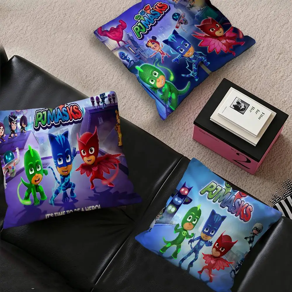 PJ Cartoon M-Masks Cushion Cover Polyester Sofa Cushions Decorative Throw Pillows Home Decoration Pillowcover