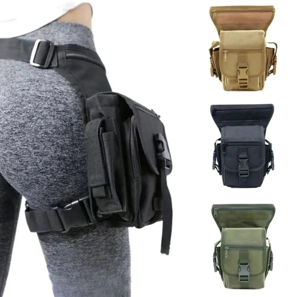 

Waterproof Drop Leg Bag Multiple Pockets Oxford Cloth Cycling Waist Packs Adjustable Thigh Belt Durable Drop Leg Belt Pouch