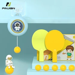 Juego de entrenamiento de tenis de mesa colgante para interiores, juguete de entrenador de Ping Pong para el hogar, interacción entre padres e hijos, coordinación ocular y mano