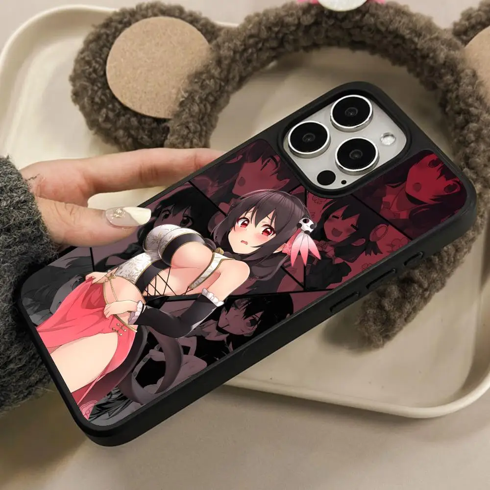 

Konosuba Yunyun Mobile Phone Case for iPhone 17 16 15 14 13 12 11 Air Pro Max Plus Matte Surface Colorful Cover Cover Cellphones