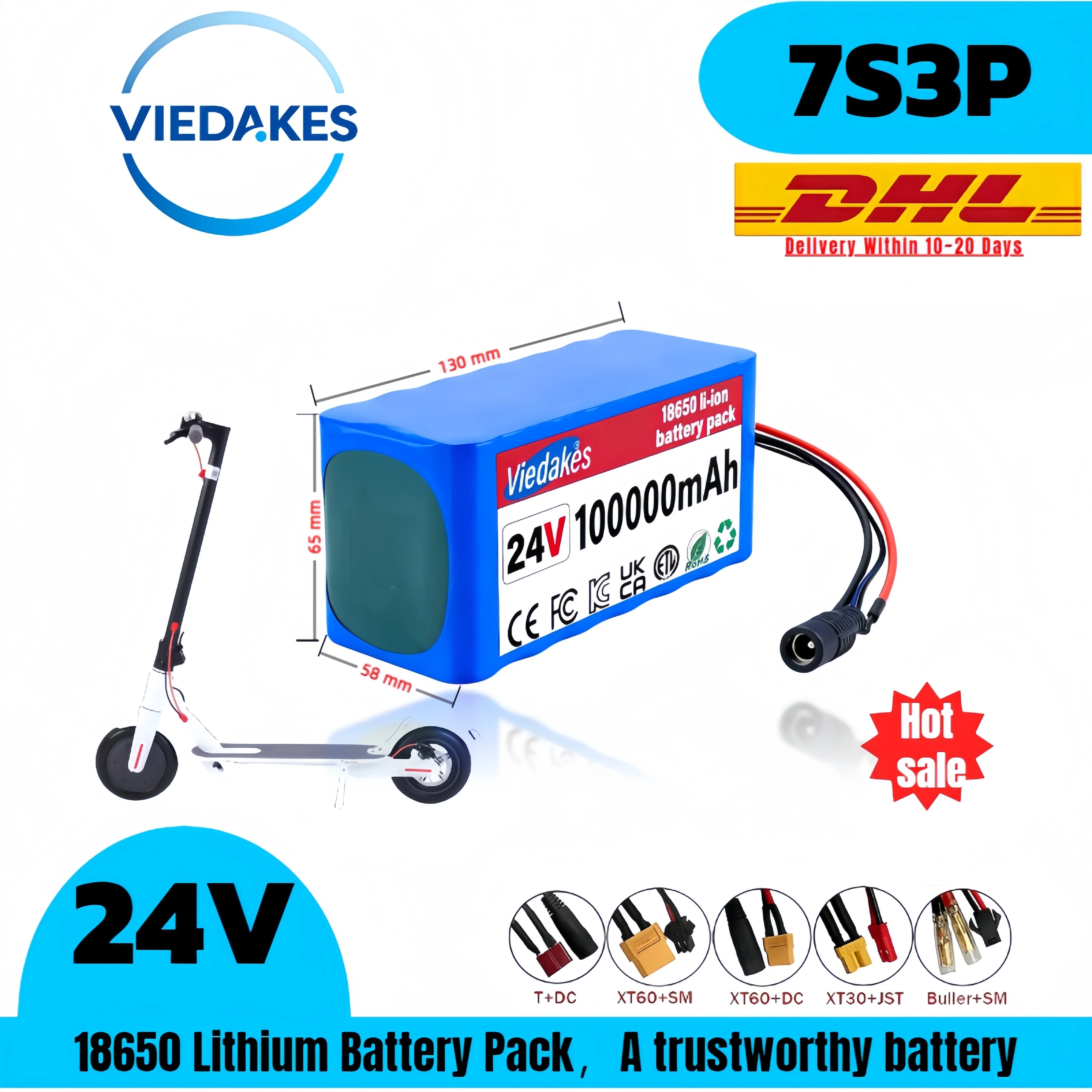 

7S3P Battery ：Packs High-Energy Densit &Stable Discharge for Portable Power Tools, Medical Devices, and Recreational Electronics