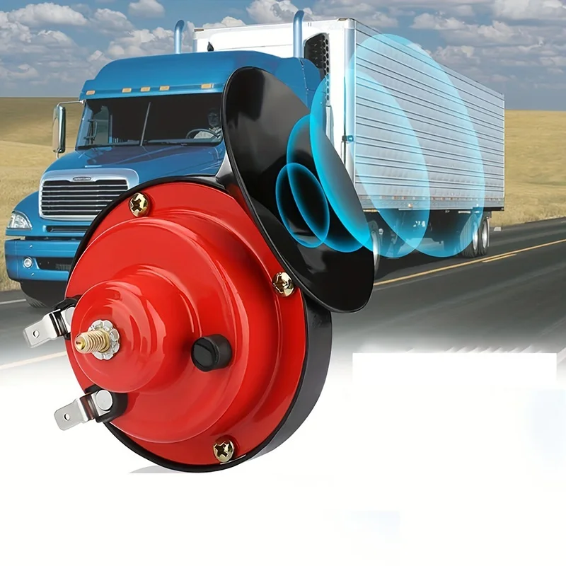 

Universal Loud Car Air Horn 12V Trumpet Motorcycle Horn Vehicle Horn Electric Snail Waterproof for Trucks