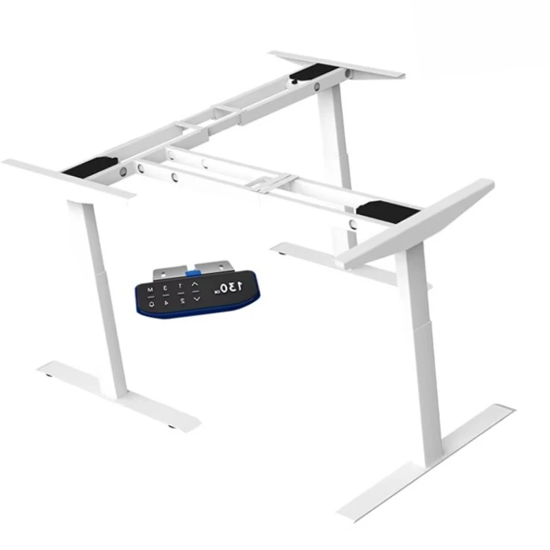 

Smart L Shaped Electric Motorized Office Desk Ergonomic Sit Stand Desk Computer Height Adjustable Desk Frame Coffee Table