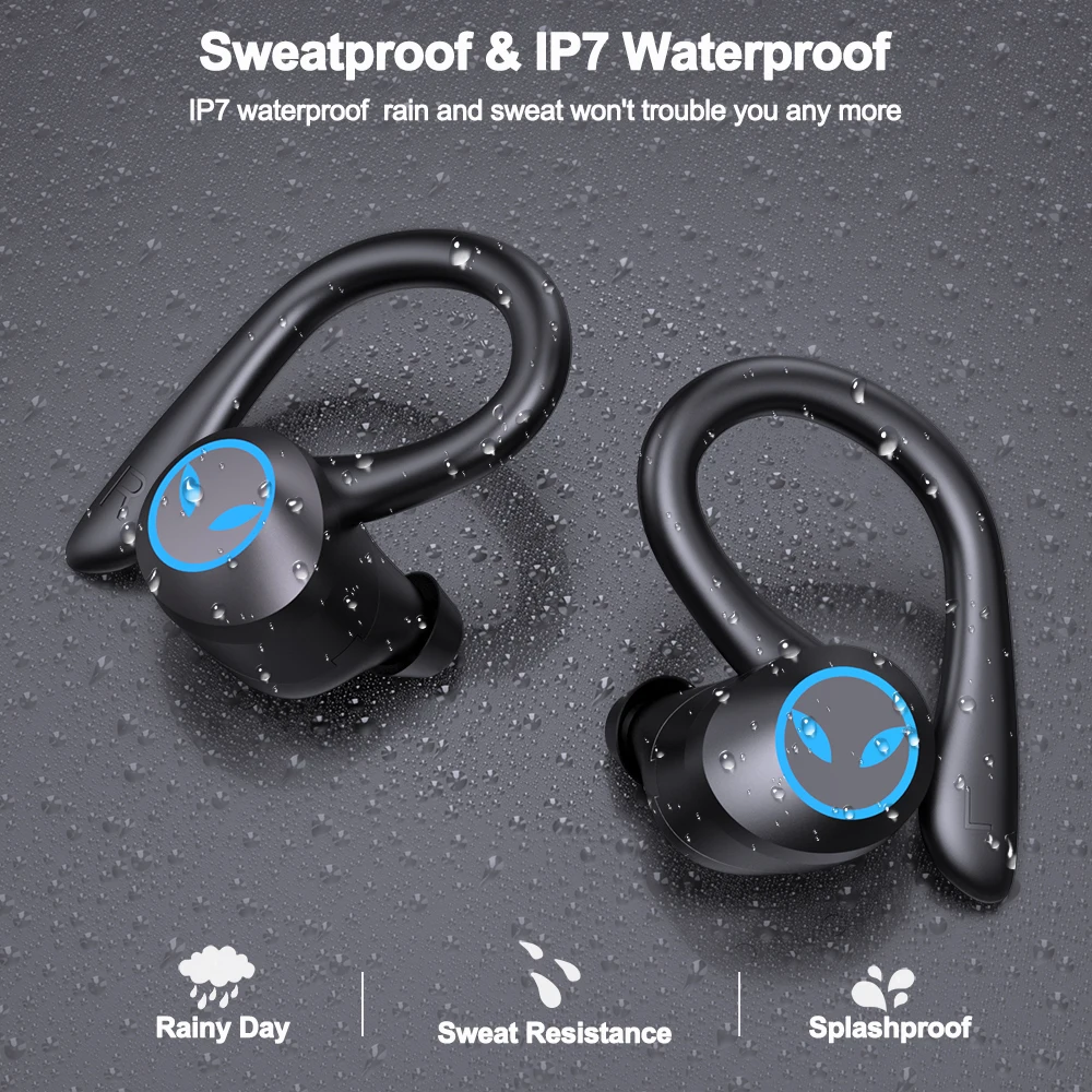 Original wireless headset OWS Bluetooth 5.3 ear-mounted sports HiFi stereo waterproof headset with microphone, long battery life