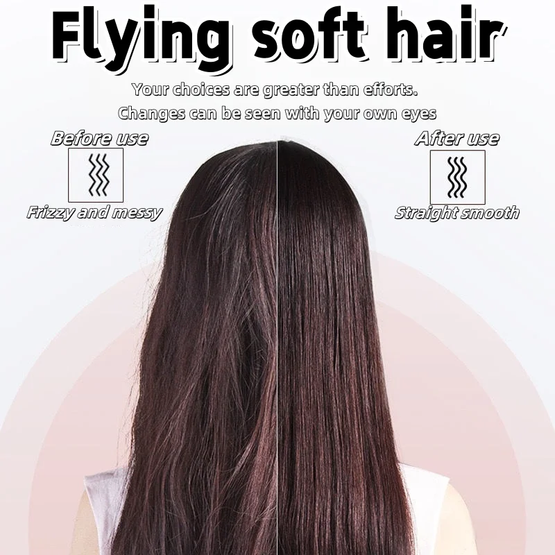 مشط متعدد الوظائف للشعر المجعد والمنحني مع أداة العناية بالشعر سريعة التسخين للتحكم في درجة الحرارة للاستخدام المنزلي خفيفة الوزن #4