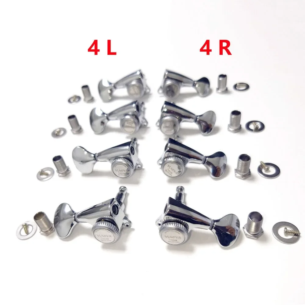 4L4R Guitar Locking Tuners 1:21 Lock String Tuning Key Pegs Machine Head Chrome for Electric guitars Replacement parts