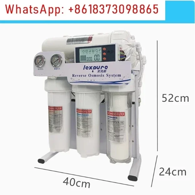 800/1200/1600 Gpd Level 5 Filtering RO Reverse Osmosis System Filter System Aquarium Filter System Smart Auto Water Purifier