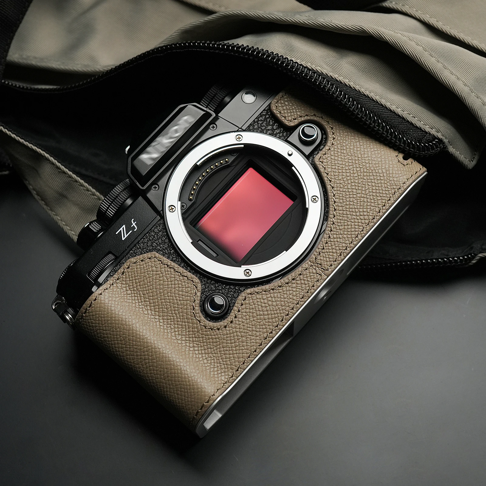 Mr.Stone For Nikon Zf 카메라 케이스 커버 Nikon Zf 케이스 액세서리 보호용 수제 정품 가죽 Zf 가방 카메라 가방