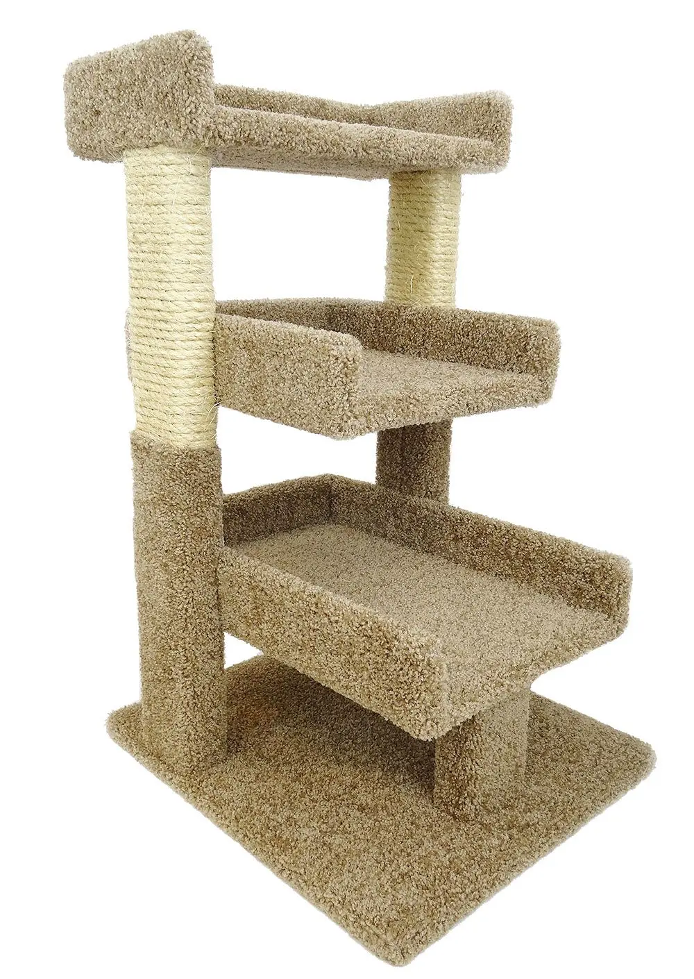 110029-Brown-Parent Premier Triple Cat Perch, Large, Brown
