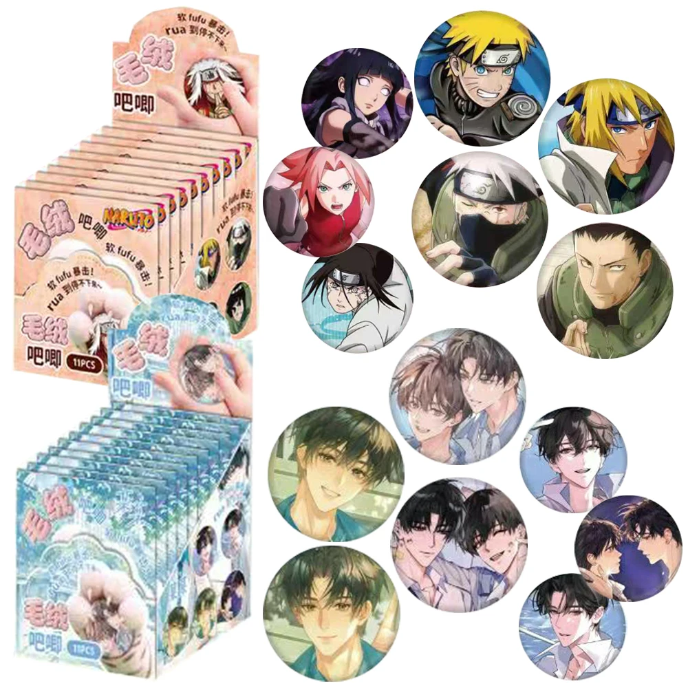 

Периферийные значки японского аниме, мягкие персонажи, товары, круглые броши, булавки, креативные подвески, праздничные подарки для друзей