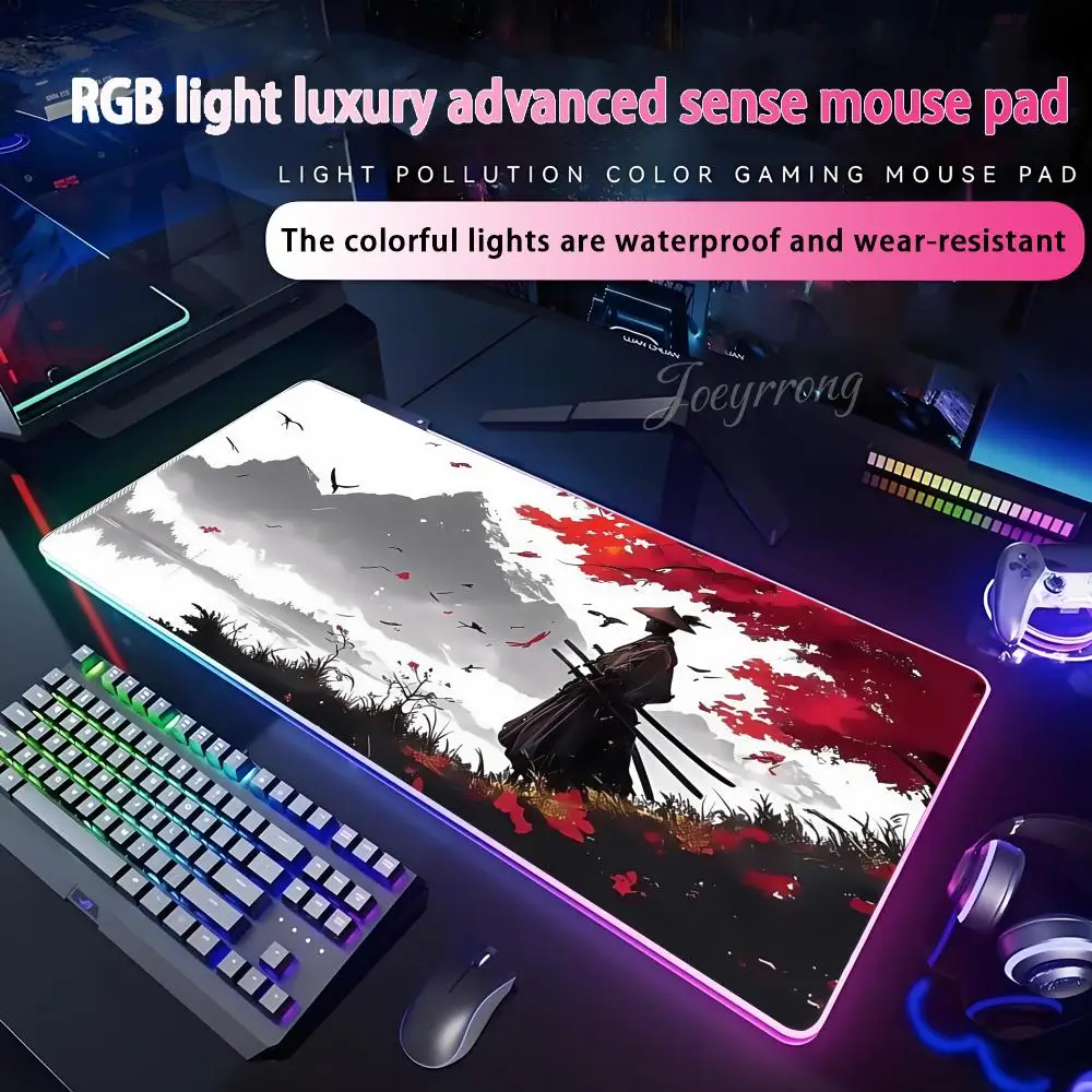 

Hot Sell Large Gaming Mouse Pad R Mouse Pad RGB Extended Gaming Keyboard Seven Colors LED Mats Large 1000x500mm XXL Gamer