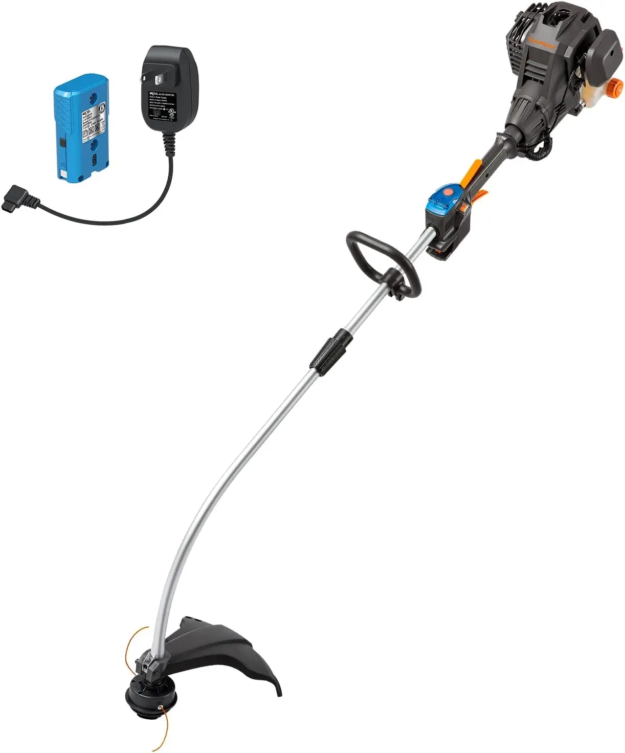 

No-Pull Gas String Trimmer with Electric Start 25cc 2 Cycle,17-Inch