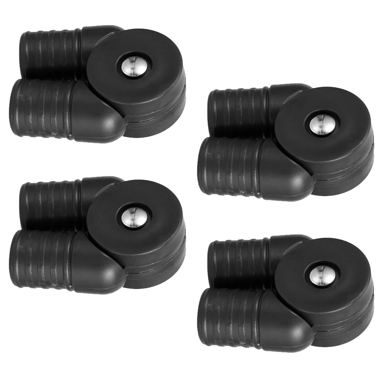 4Pcs Plastic Patio Recliner Adjustable Replacement Plastic Tubing Connector For Office Worker Tube Foldable Camping