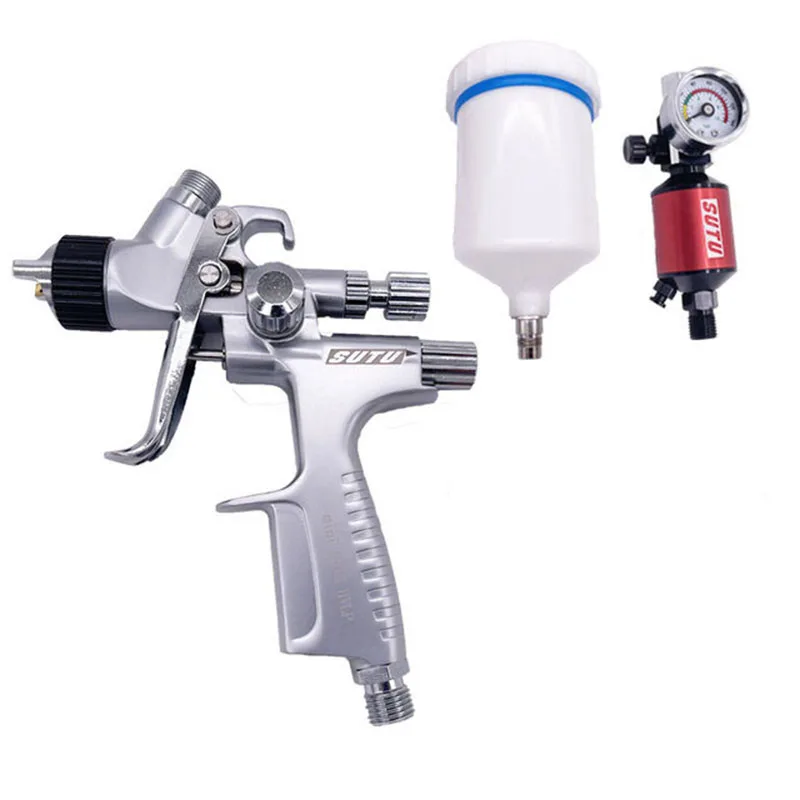 SUTU Spray Gun Water Based Air Spray Gun 1.3MM Nozzle Painting Guns 959G Airbrush High Atomization Industrial Spray Guns