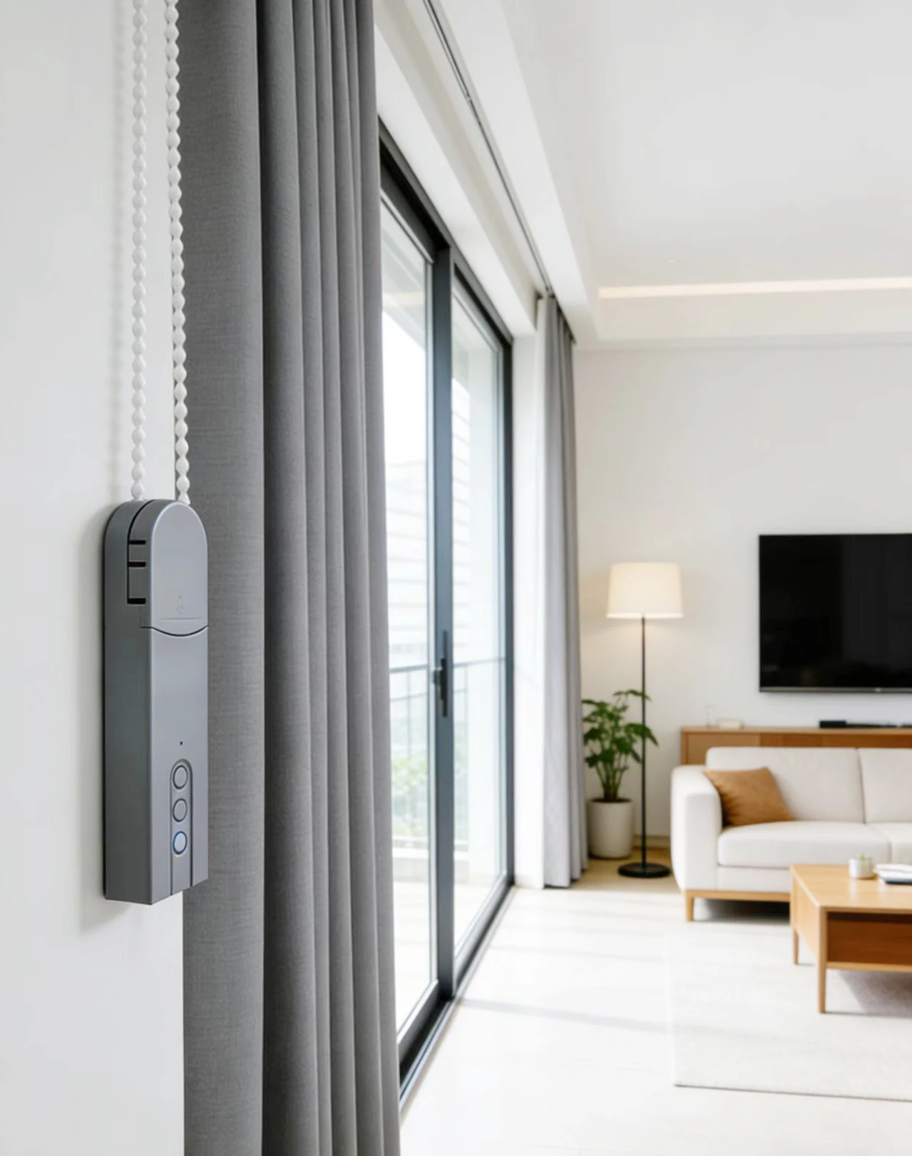 WLAN-Smart-Vorhangmotor, Zigbee Elektrischer Rolladenantrieb, Kompatibel mit Smart Life APP – Detail 7