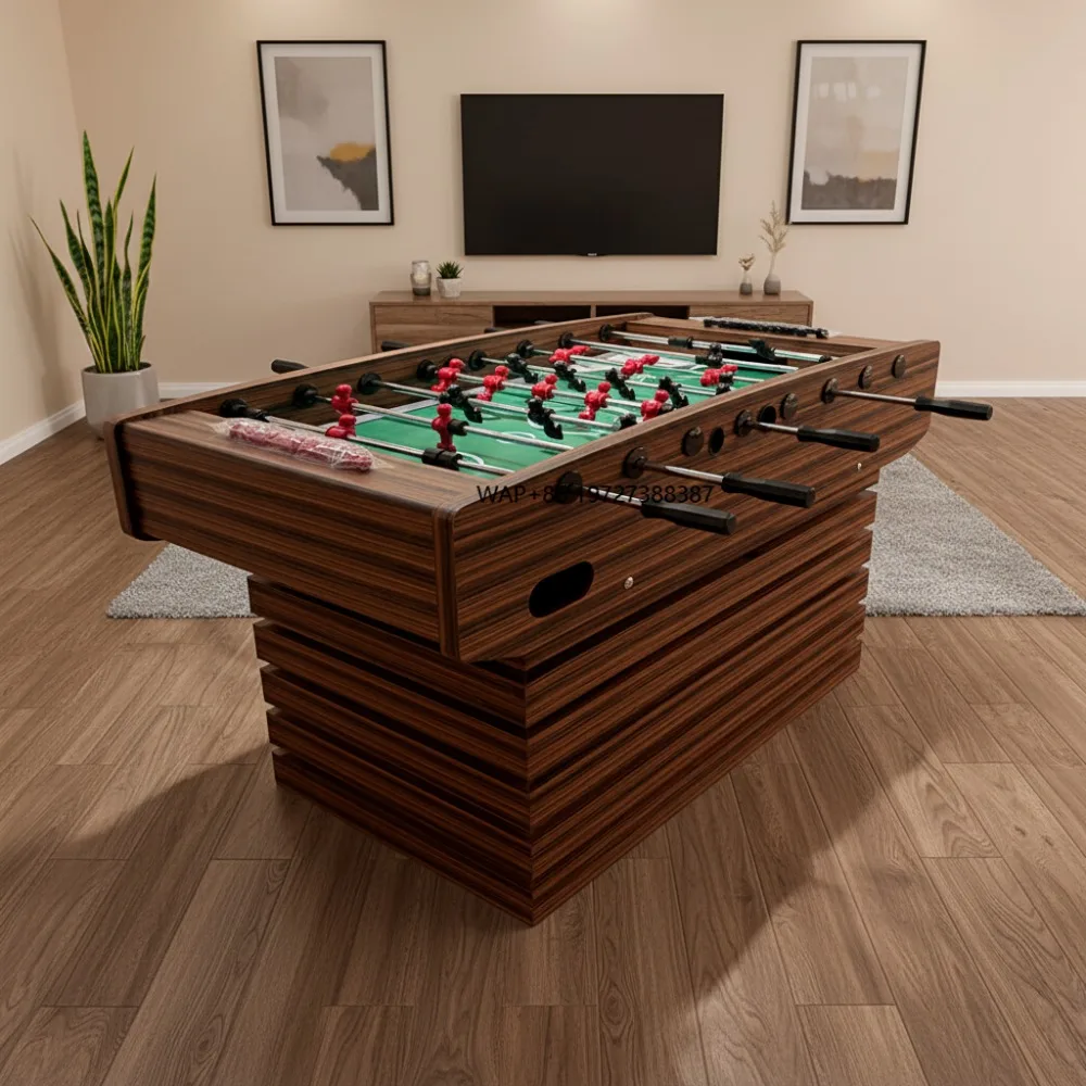 Handle Football Soccer Toy Game Sportcraft  Solid Wood Football Table Indoor Sports Foosball Table Hand Football Table Soccer