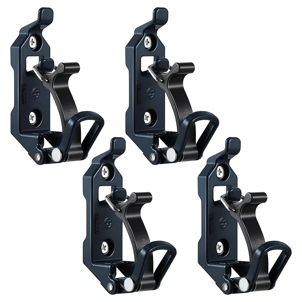 

4 Pcs Metal Rubber Clamps Quick Release Wall Mounting Brackets Car Accessories Axe Holder Mount Kit for Truck Trailer Roof Rack