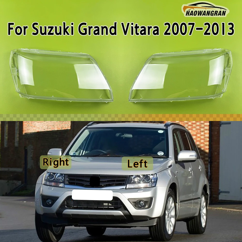 

Headlight Lens Shell For Suzuki Grand Vitara 2007 2008 2009 2010 2011 2012 2013 Transparent Headlamp Cover Plexiglass Lampshade