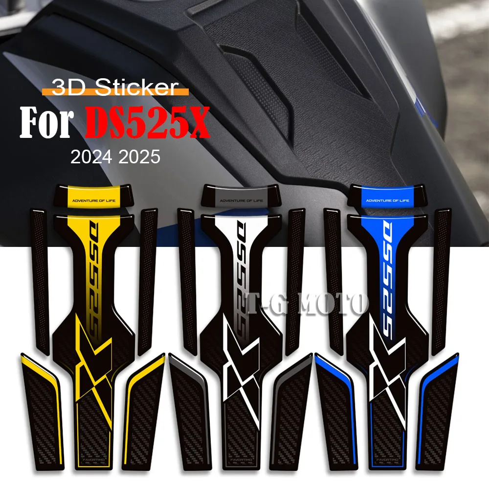 

For VOGE 525 DSX DS525 X DS 525X Adventure Motorcycle Fuel Tank Side Protection Pad Knee Grip Stickers Accessories DS525X 2024 -
