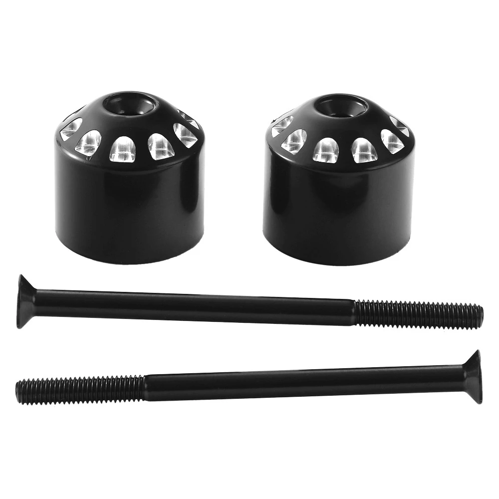 Stainless Steel Anti Vibration Handlebar End Weights For Can-Am Ryker 600 900 19-24 Etched Dampening Weight Fit OEM Handguards
