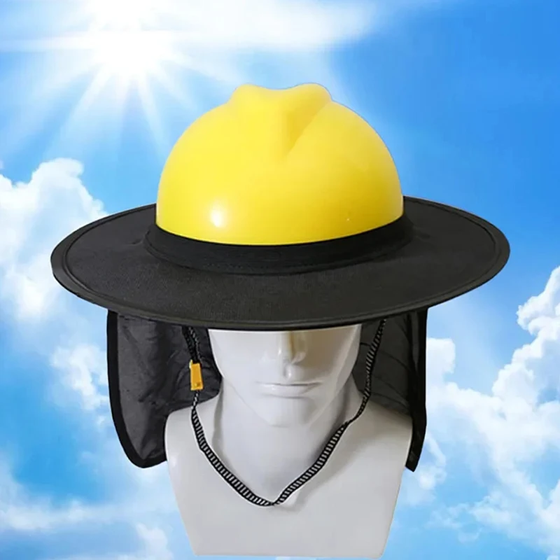 Construction Safety Reflective Hard Hat Neck Shield Helmet Sun Shade Reflective Stripe Kit Summer Sun Protection Prevent Sunburn